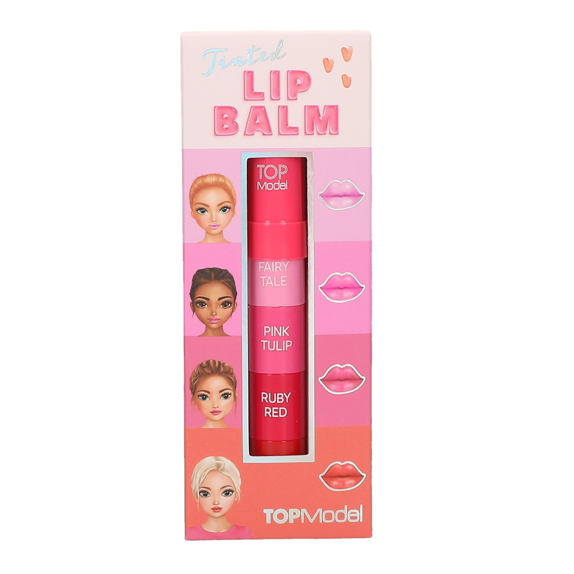 Topmodel - TOPModel Leppepomade - 4 farger - 4 x 1g