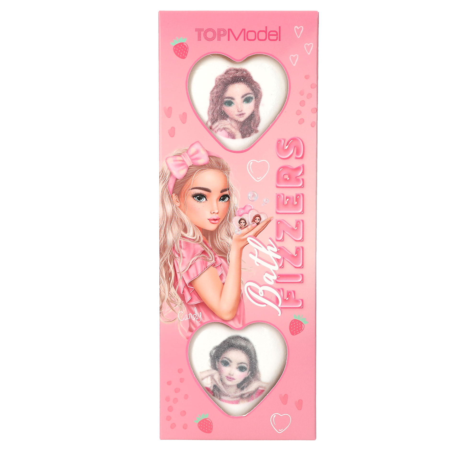Topmodel - TOPModel Badebomber, hjerter BEAUTY and ME - White, Pink - 30g each