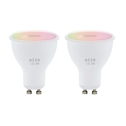 EGLO - Connect-Z GU10 Smarta Lampor – RGB + Justerbar Vitton (2-pack, Zigbee & Bluetooth) - Bundle