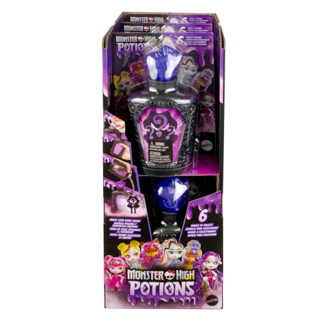 Monster High Potions Miniatyrdukke Blandet -  Motedukker & Tilbehør - Plast