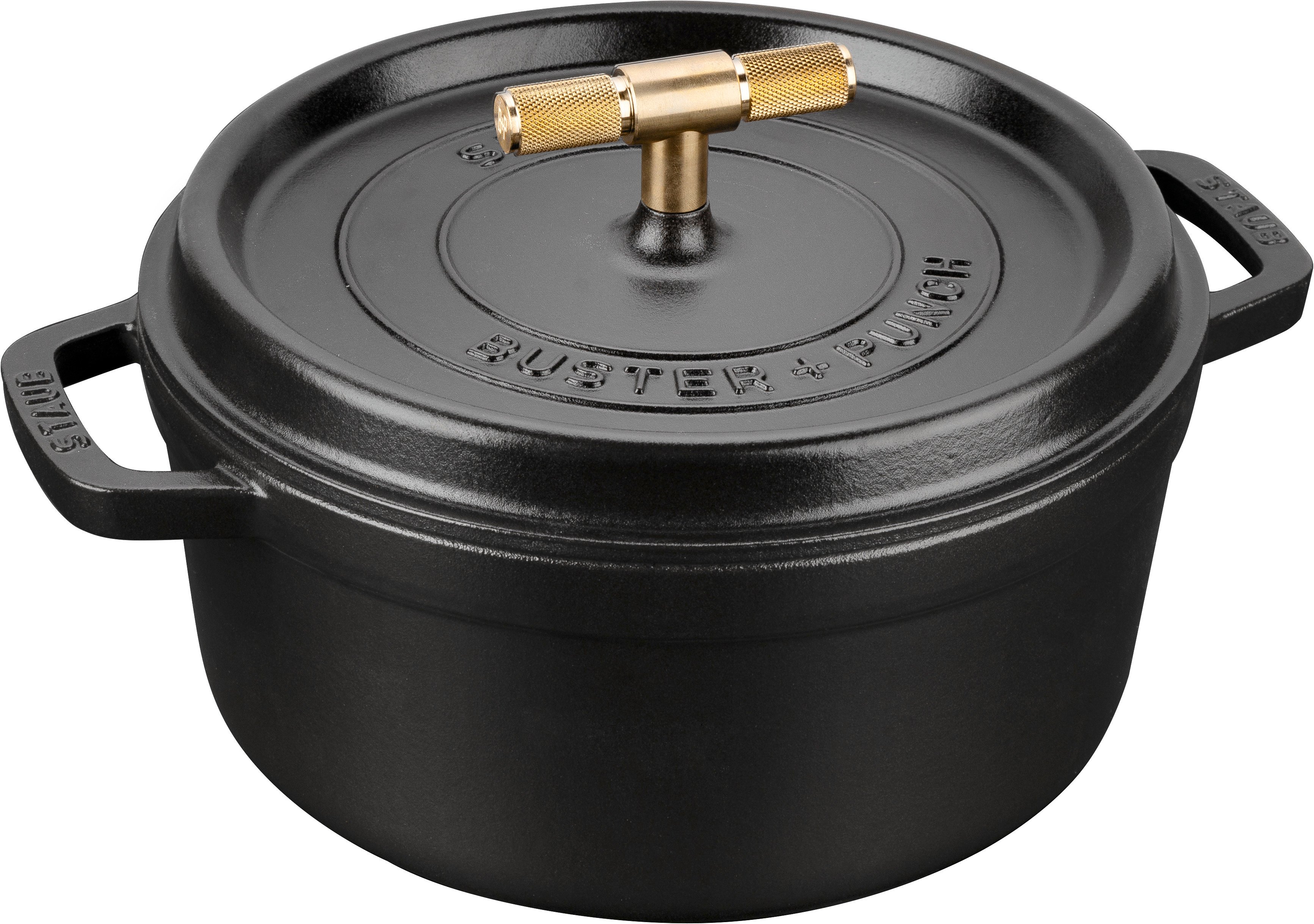 STAUB Buster & Punch gryte støpejern messing 3,8 L