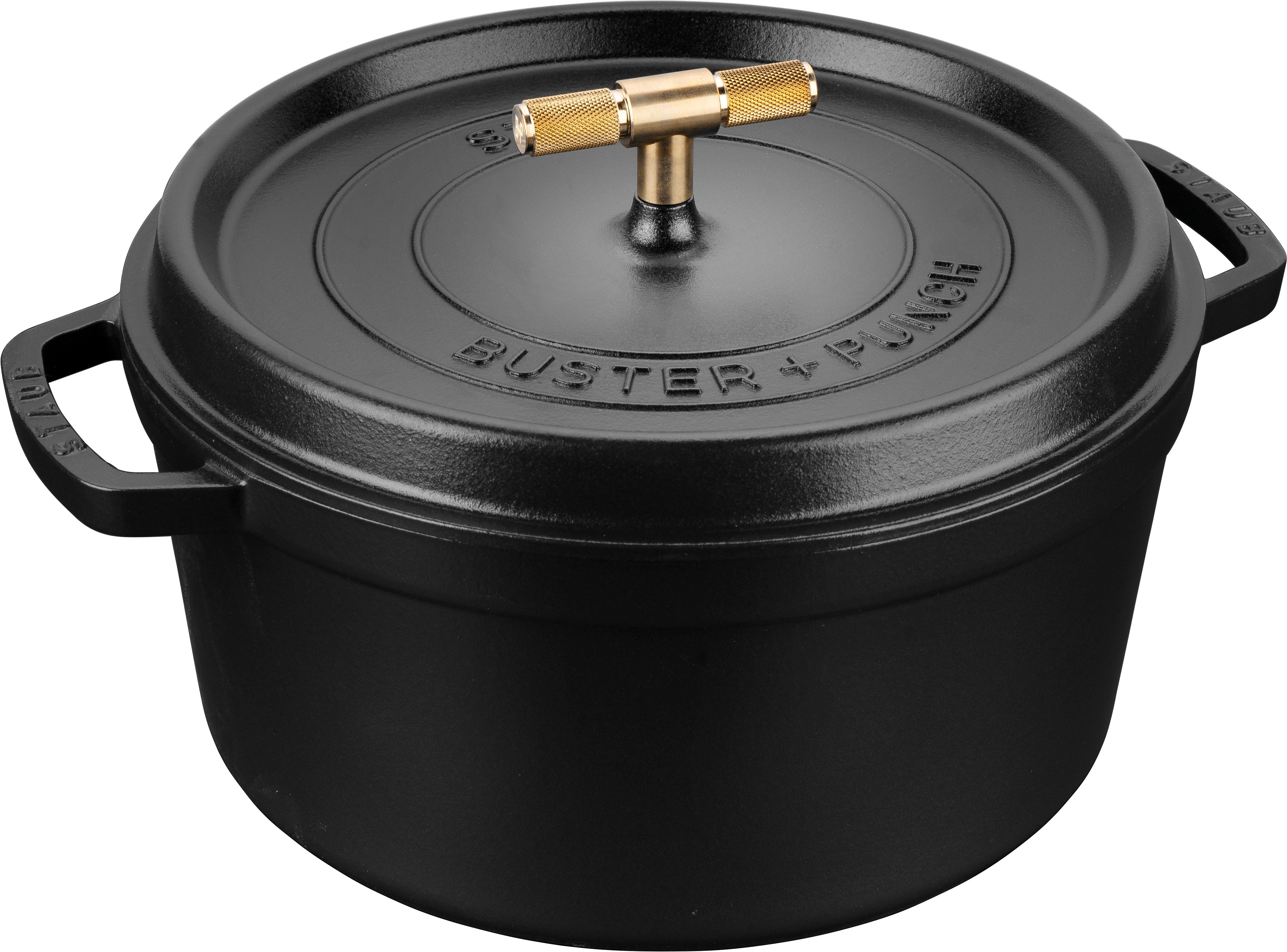 STAUB Buster & Punch gryte støpejern messing 6,75 L