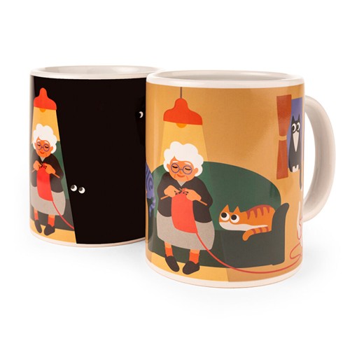 Cat Lady Morph Mug