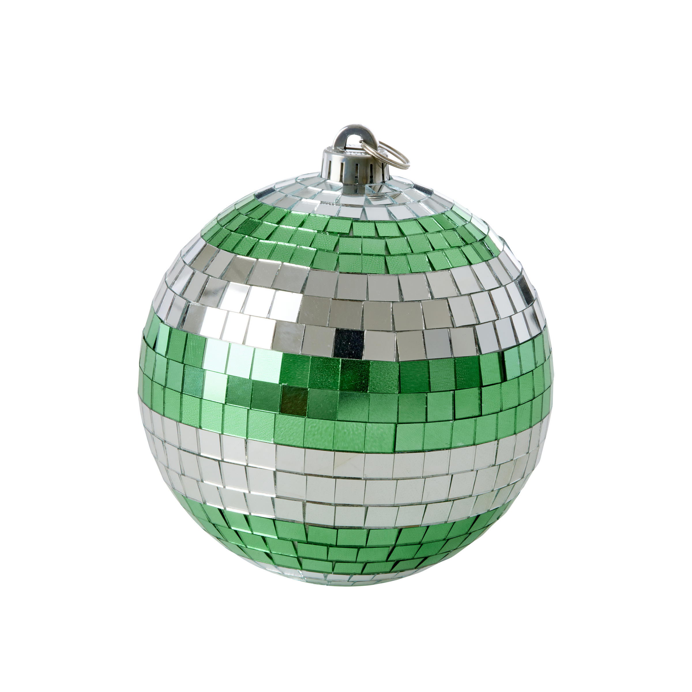 Rice - Disco Ball - Dark Green and Silver - Medium