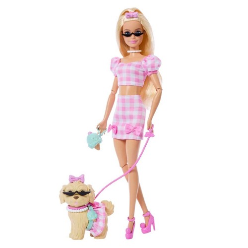 Barbie - Tvillingstil Blond, rosetter