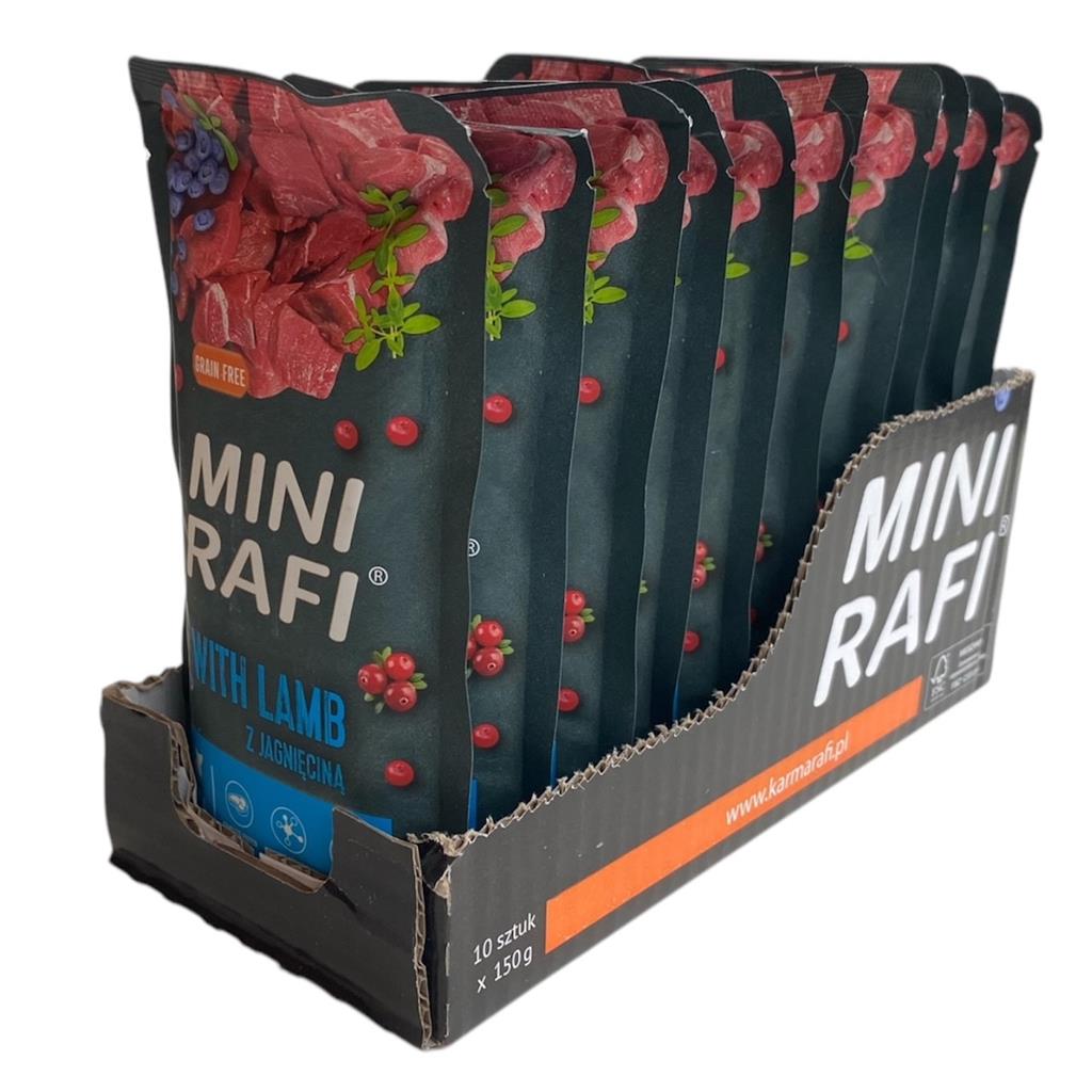 Rafi - 10x Hundefoder MINI m/Lam 150g - Bundle