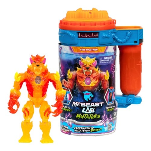 Mr. Beast Lab - Mutators, Mutation Chamber Flame Panther (20427)