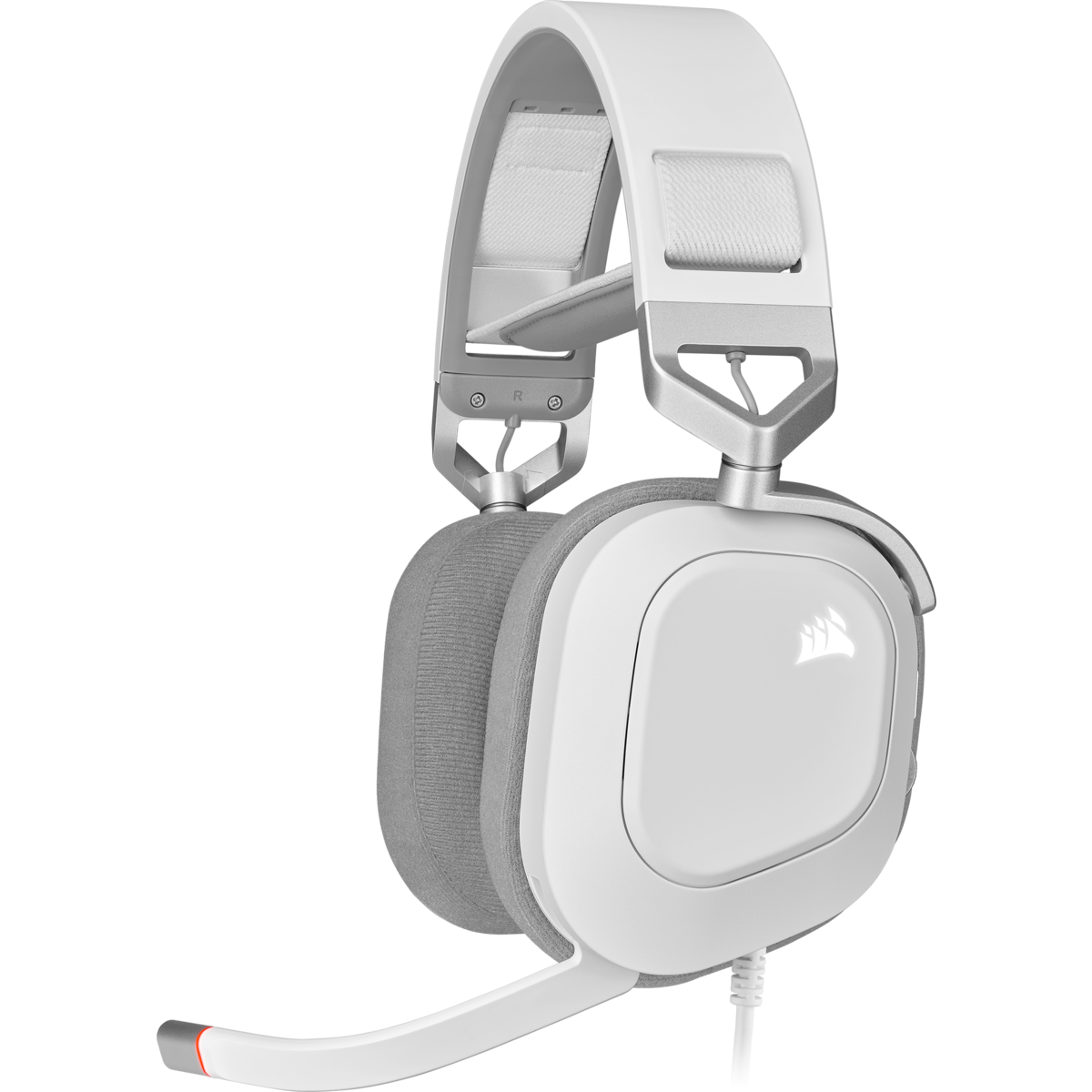 Corsair HS80 RGB Gaming Headset (hvit)