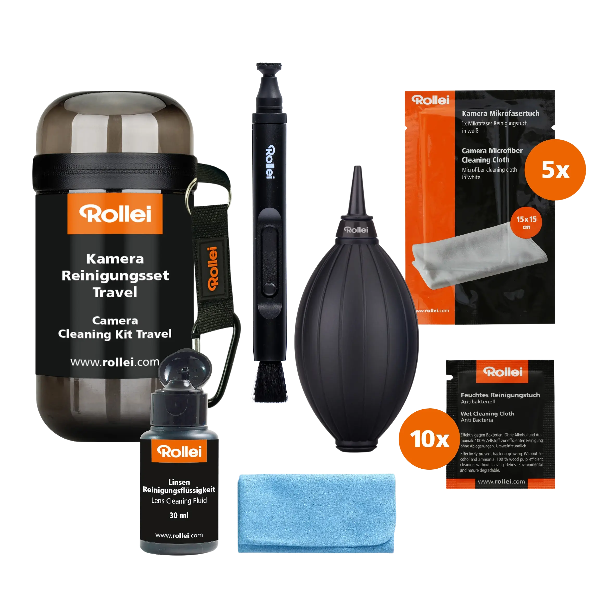 Rollei - Rollei 27016 datarengjøringsutstyr Digitalt kamera Utstyrsrensende sett 30 ml