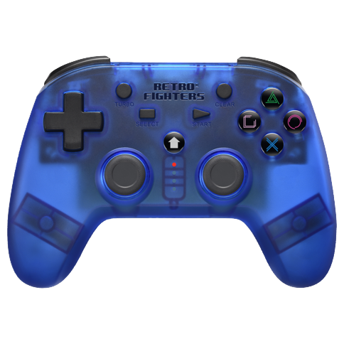 Retro-Fighters - PS Defender 2.4G Controller - Blue