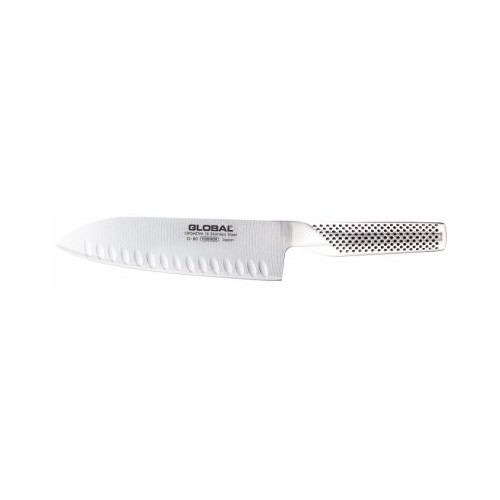 Global - Santoku Knife with Granton Edge - 18 cm