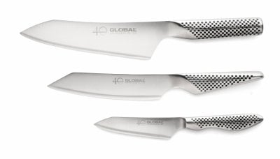 Global - 40-års jubileum knivsett 3 deler G-4/GS-110/GS-58