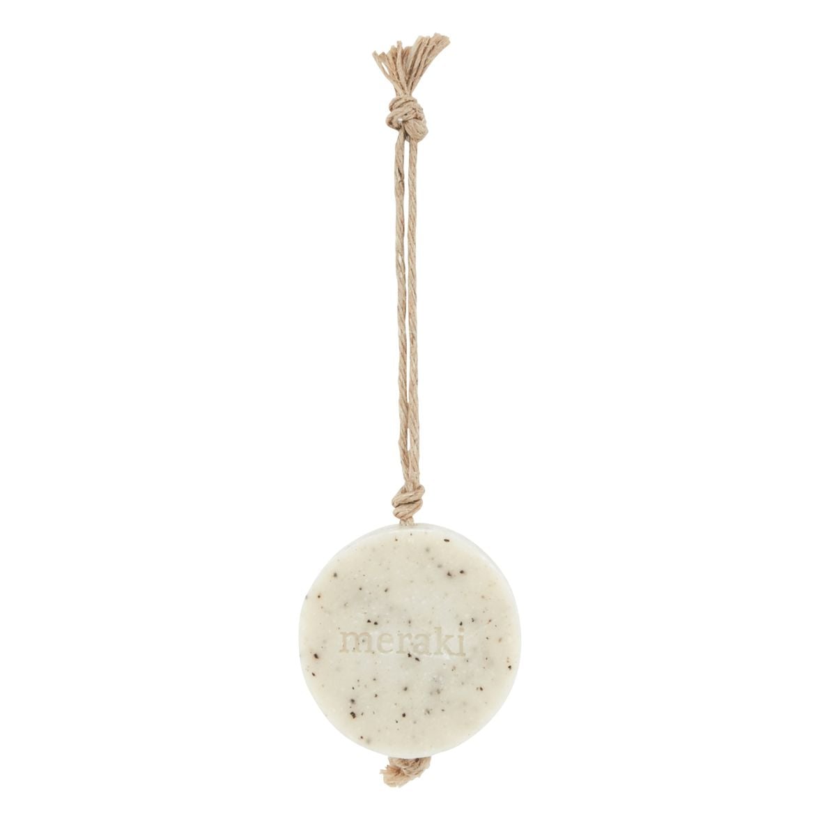 Meraki - Zeep, Sesame Scrub - h: 3.5 cm, dia: 6.7 cm