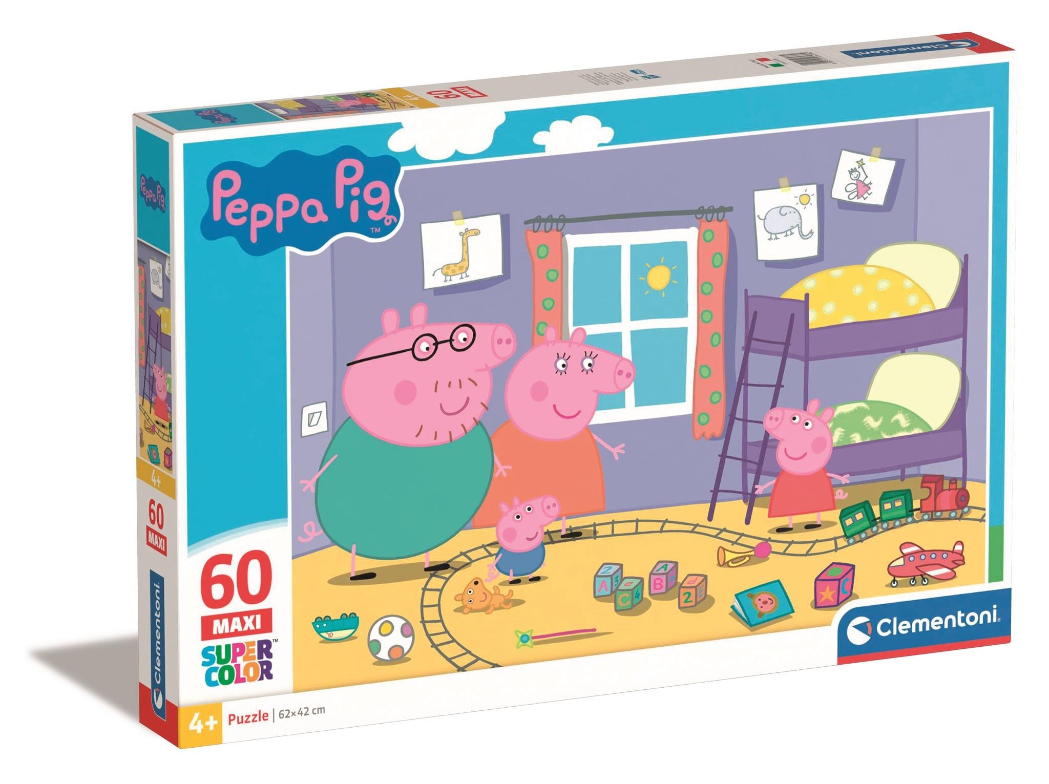 Clementoni - Puzzle Maxi, Peppa Pig - (I-26438)