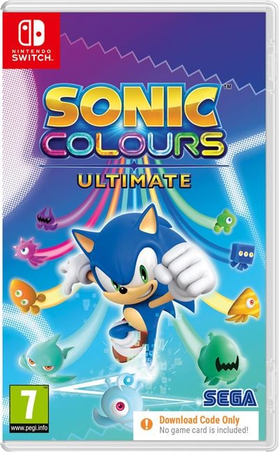 Sonic Colours: Ultimate (Code in a Box) - Nintendo Switch - Platformer