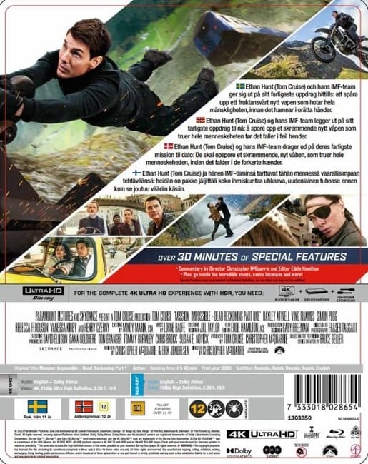 Mission: Impossible 7 - Dead Reckoning: Part 1 (Limited RED Steelbook edition)