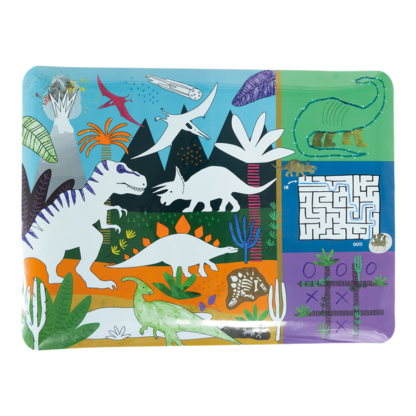 floss&Rock - Dino Colouring Fun and Games Mat (49P6078)