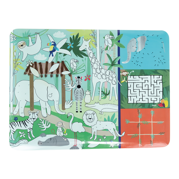floss&Rock - Jungle Colouring Fun and Games Mat (49P6077)
