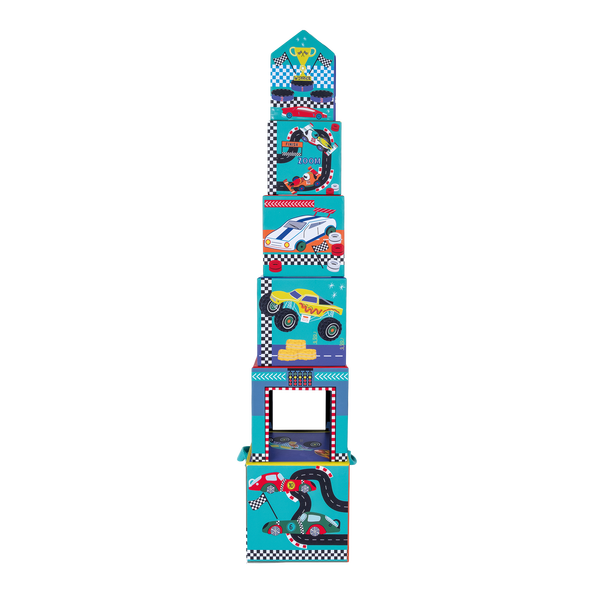 floss&Rock - Cars Stacking Cubes (49P6070)