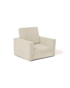 Kids Concept - Armchair foldable - Off-white - 42x44x38 cm