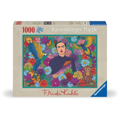 Ravensburger - Frida Kahlo’s Paradise: Parrot, Monkey and Blooms (12001475)