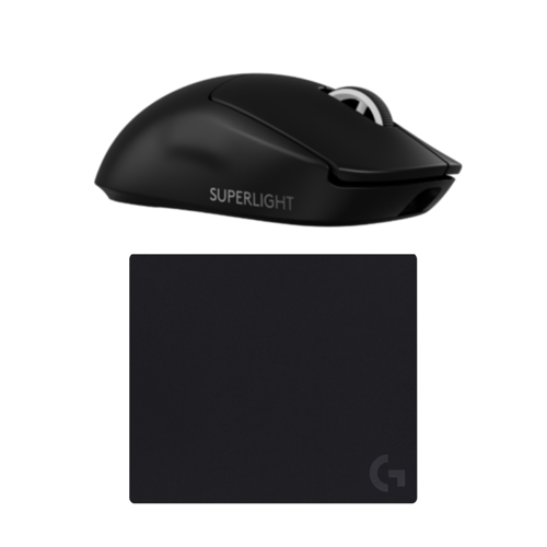 - G640 Large Cloth Gaming Mouse Pad & G Pro X Superlight 2 Lightspeed - Bundle