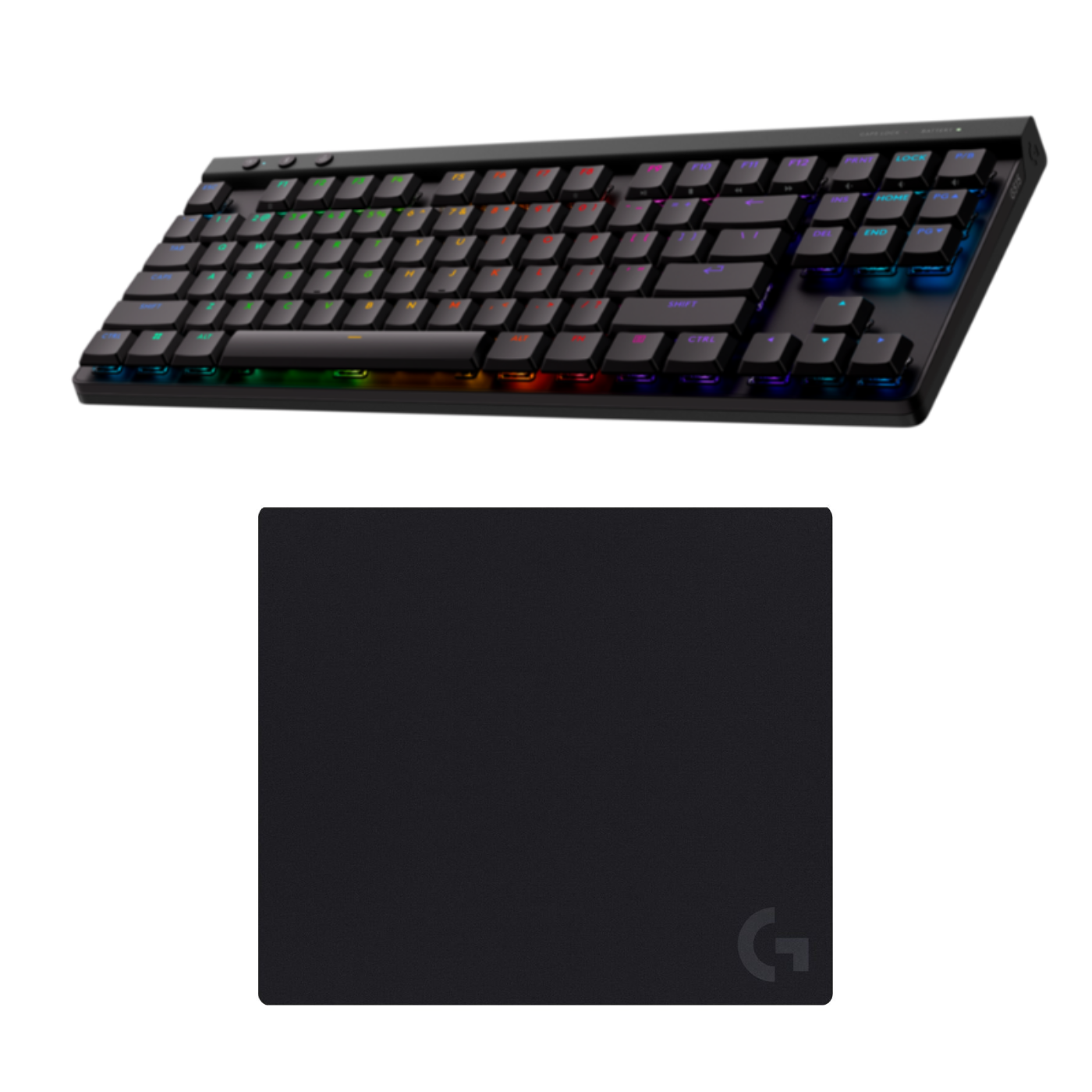 Logitech - G640 Large Cloth Gaming Mouse Pad&Logitech - G515 Lightspeed TKL - Bundle