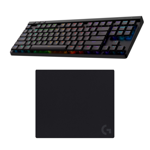 - G640 Large Cloth Gaming Mouse Pad & Logitech - G515 Lightspeed TKL - Bundle