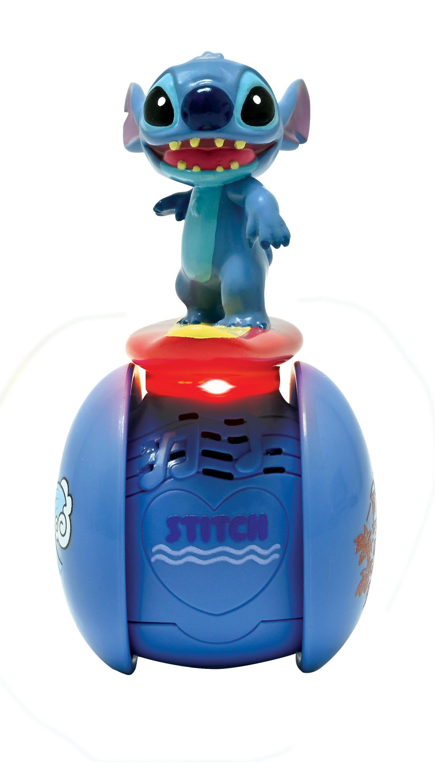 Lexibook - Roller Surfer Stitch– One-wheel perfect balanced Stitch with light and sound effects (ROB01D)