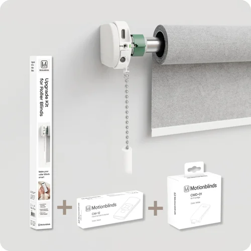 MotionBlinds Uppgraderingspaket – Startpaket med motor, bridge och fjärrkontroll