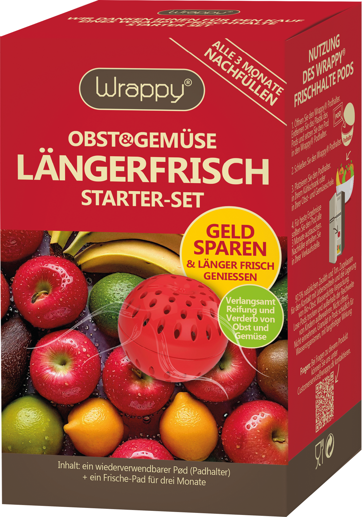 Wrappy Obst & Gemüse Längerfrisch starter set - W05-003-101