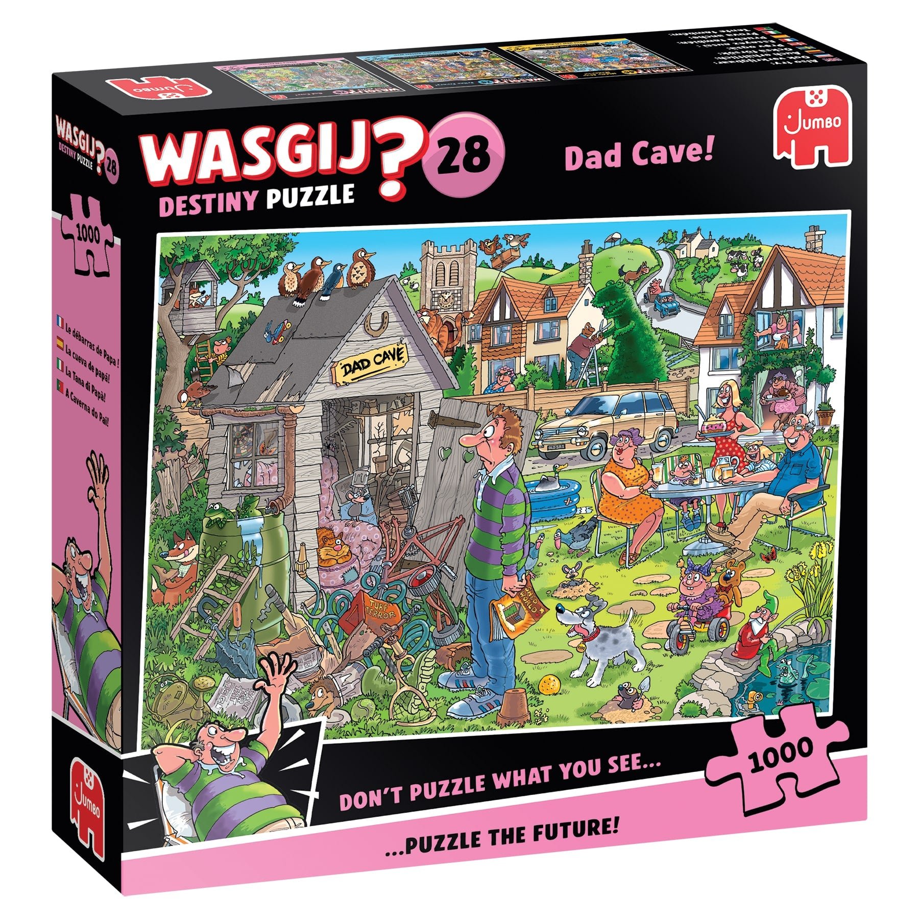Wasgij Destiny Puzzle 28: Dad Cave! 1000 brikker