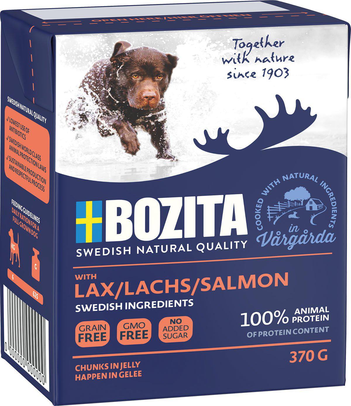 Bozita - Naturals Salmon 6-Pack Tetra - 370g