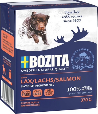 Bozita - Naturals Salmon 6-Pack Tetra - 370g