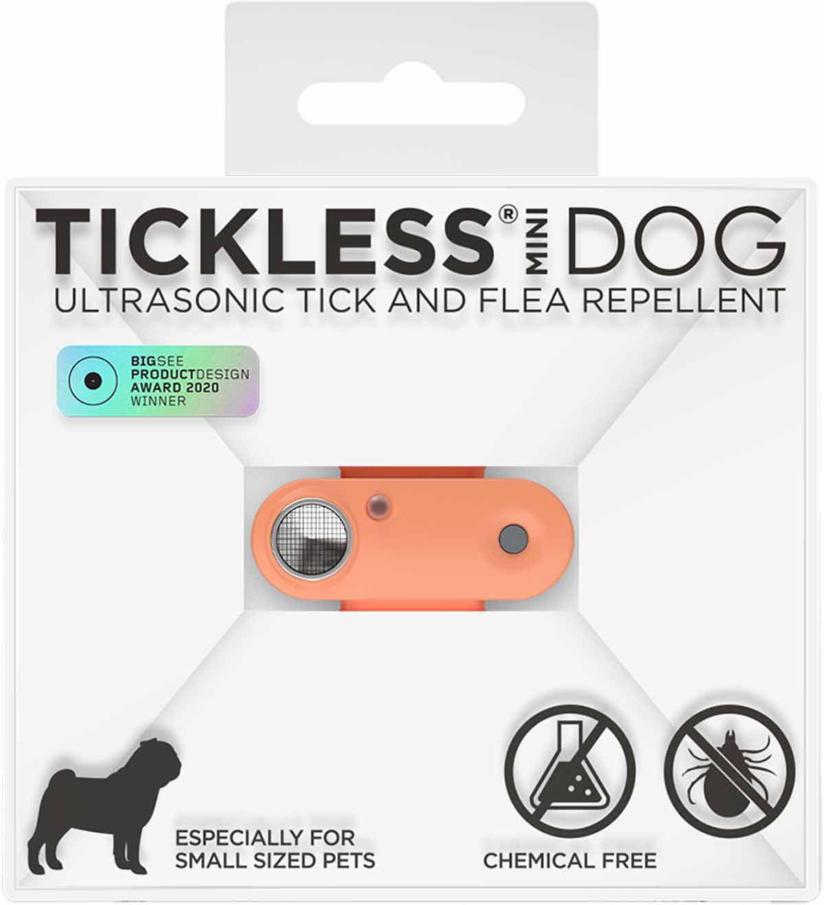 Tickless - PET MINI ORANGE -  chargeable