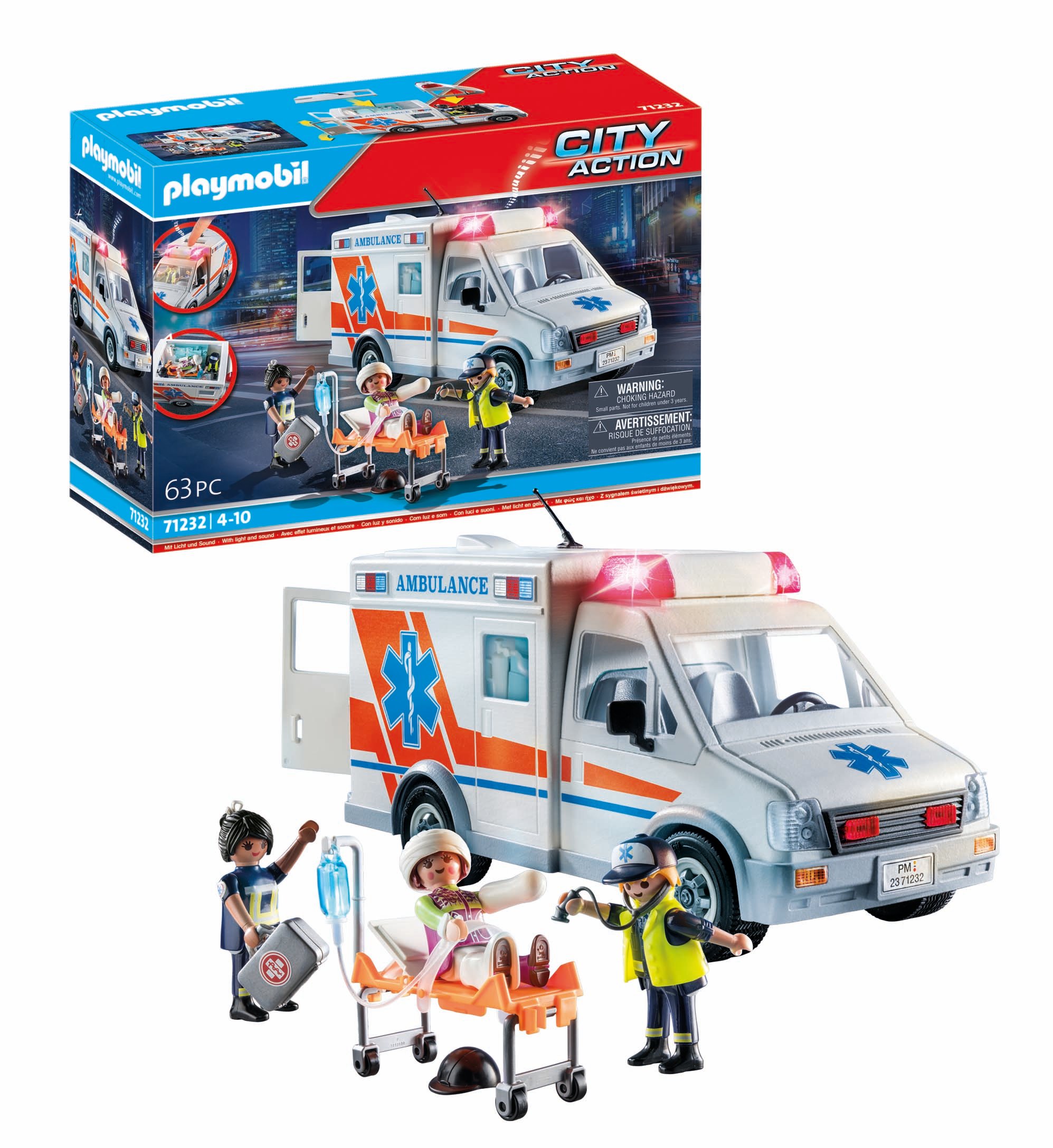 Playmobil - Action Heroes: Ambulance (71232)