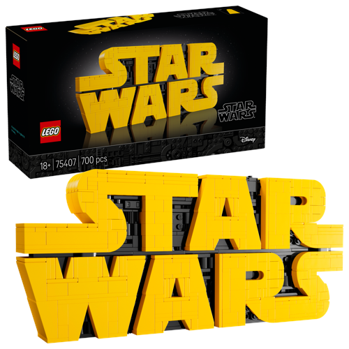 LEGO - Star Wars TM - Brick-built Star Wars™ Logo (75407)