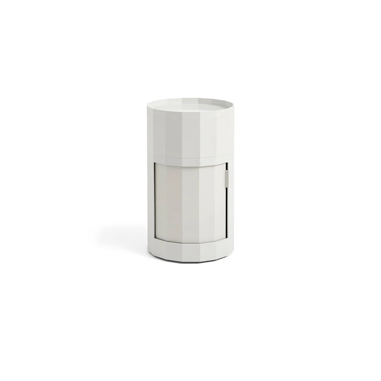 HAY - Facet Sidebord incl. Feet & Castors High Misty Grey