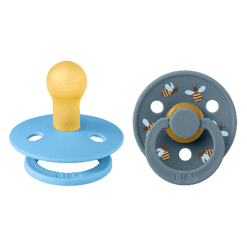 BIBS - Pacifier Studio Colour 2 PACK - Bumblebee - Size 1