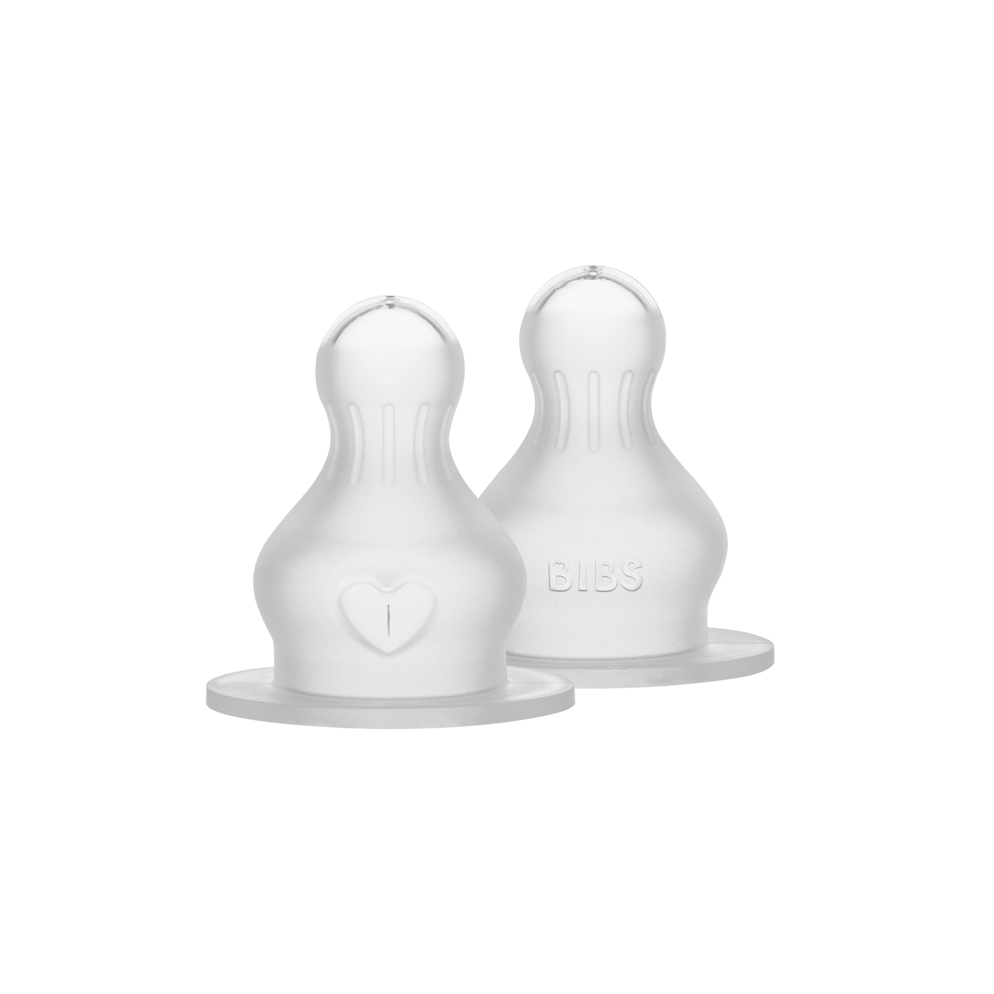 BIBS - sutteflaske Nipple rund Silicone 2 Pack - Medium Flow