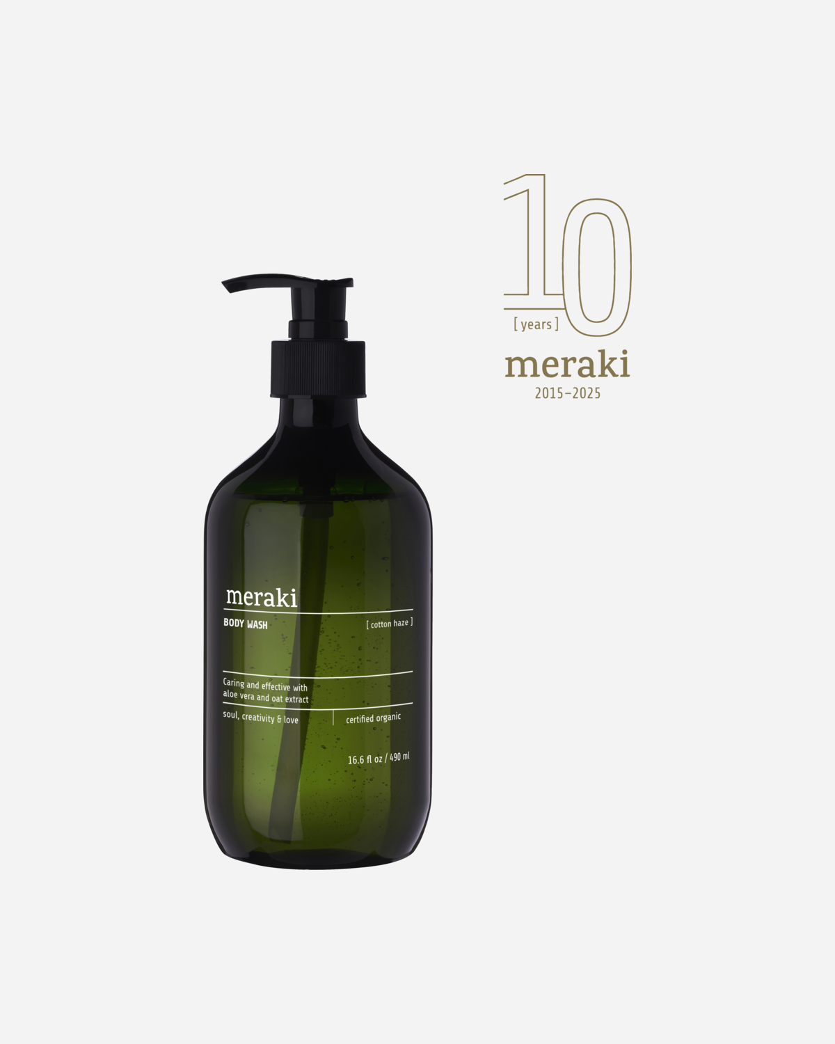 Meraki Cotton Haze Body Wash 490 ml