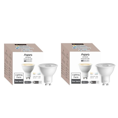 Aqara - 2x GU10 LED Bulb T2 Turnable White - Bundle