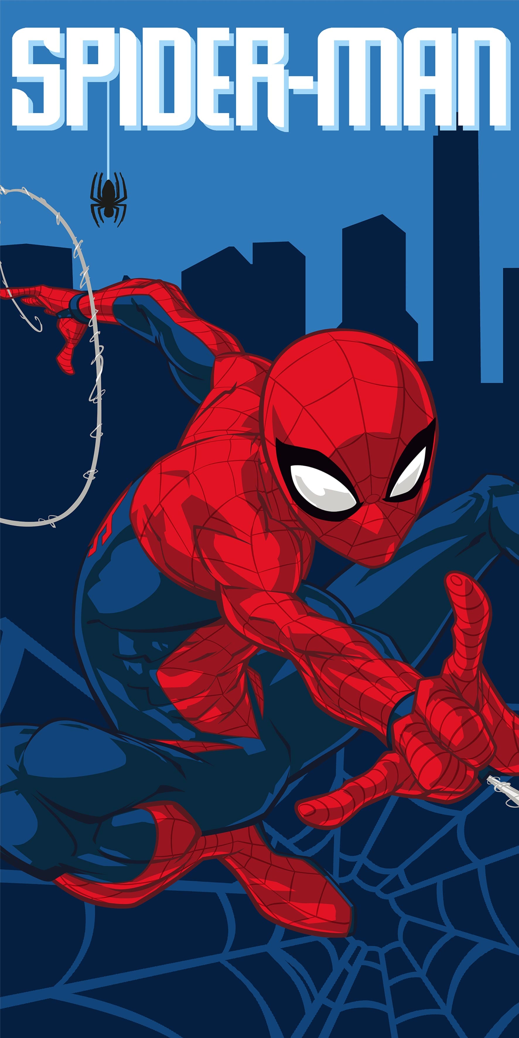 Spider-Man – Badehåndkle – 70x140 cm