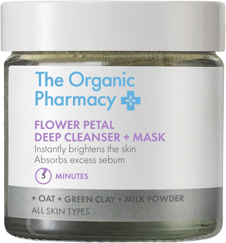The Organic Pharmacy Flower Petal Deep Cleanser + Mask 40 ml