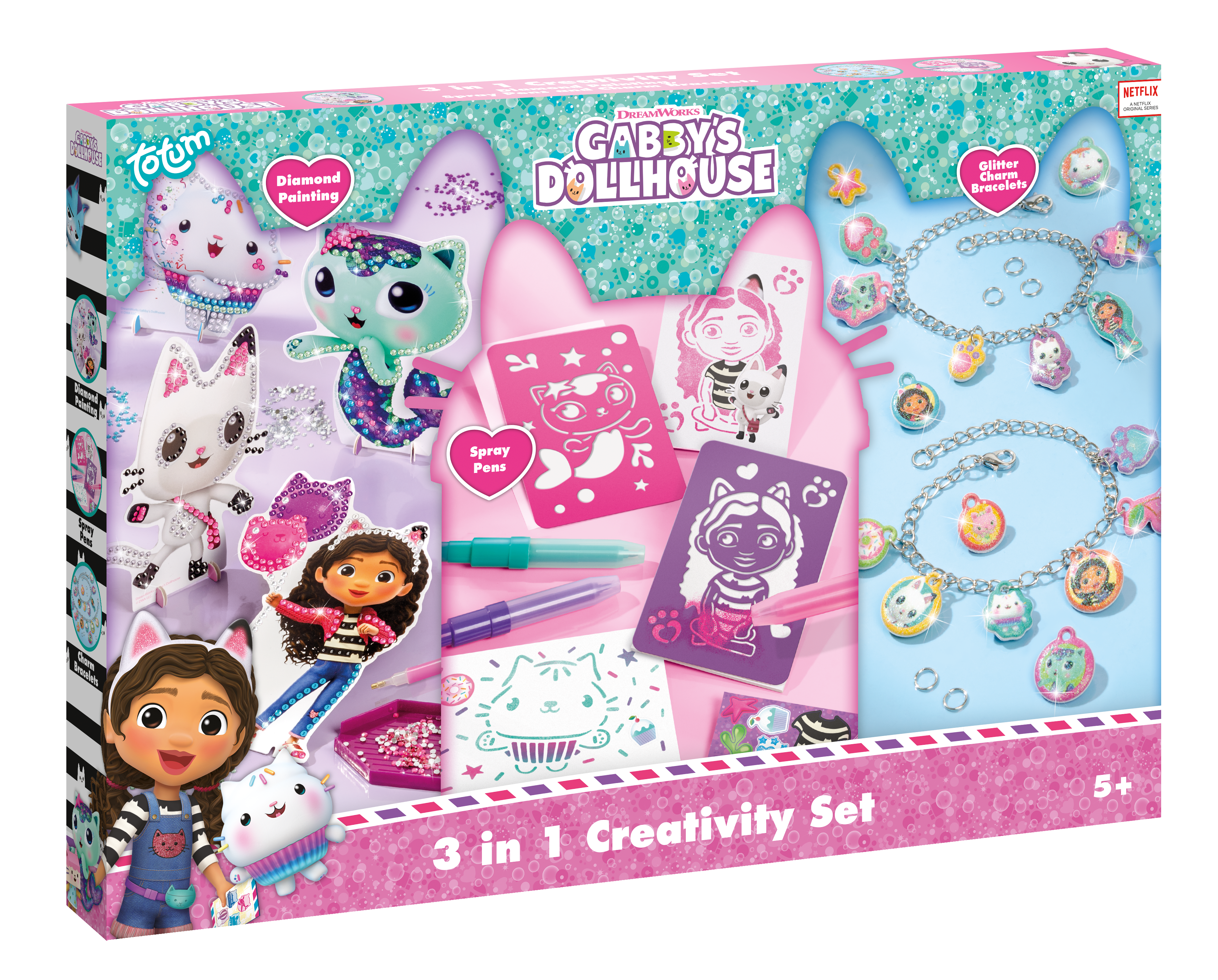 Totum - Gabby's Dollhouse 3 in 1 Creative set (TT420366)
