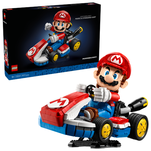 LEGO - Super Mario - Mario Kart™ – Mario & Standard Kart (72037)