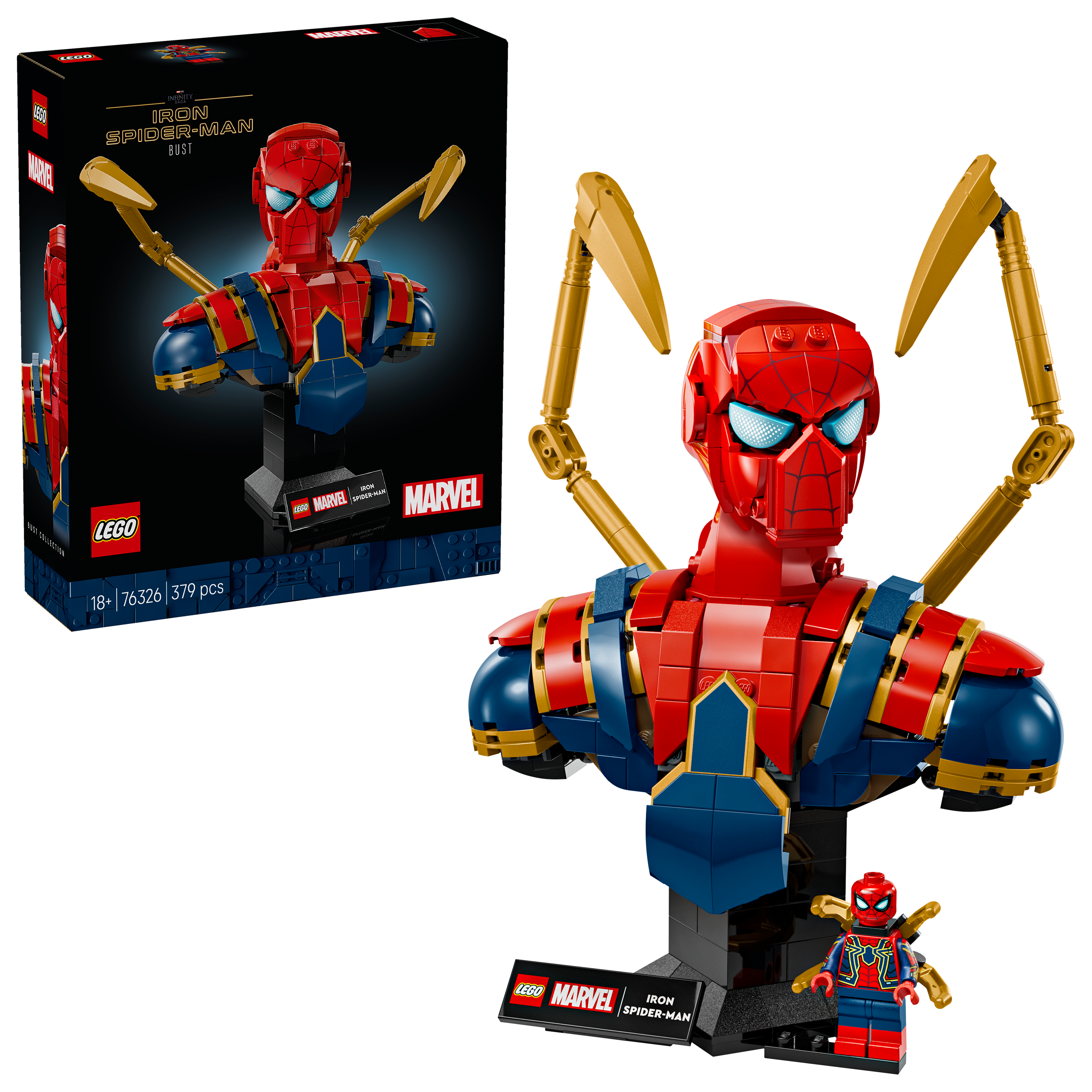 DC Super Heroes 76326 Iron Spider-Man-buste
