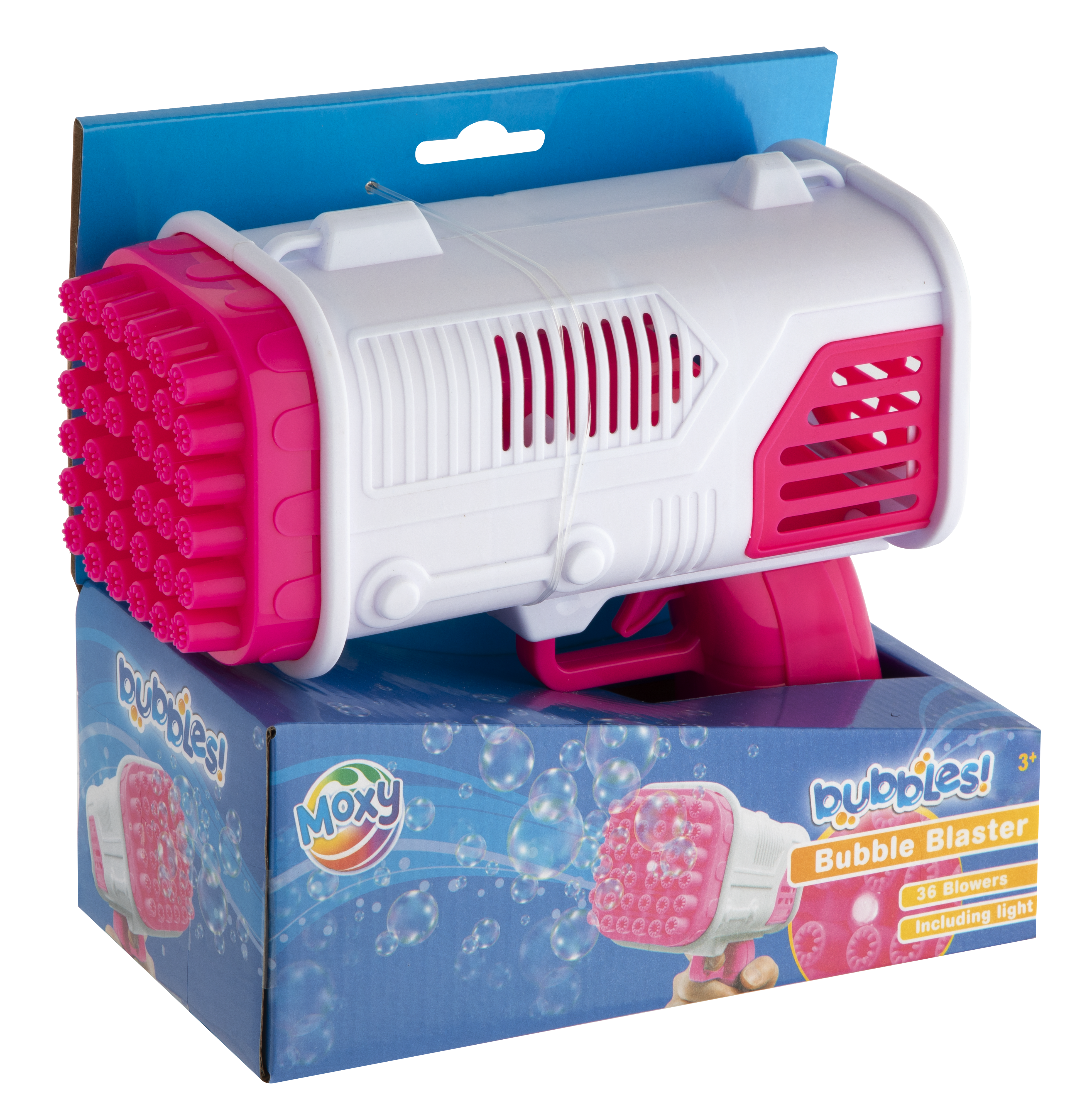 Moxy - Bubble Blaster 36 Blowers incl. light - Pink
