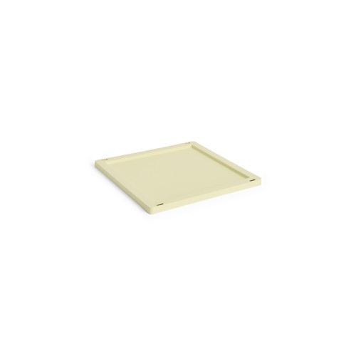 HAY - Colour Crate Plastlock Square & Cube M (Ljusgul)