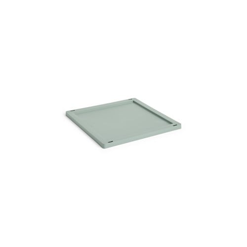 HAY - Colour Crate Plastlock Square & Cube M (Salviagrön)